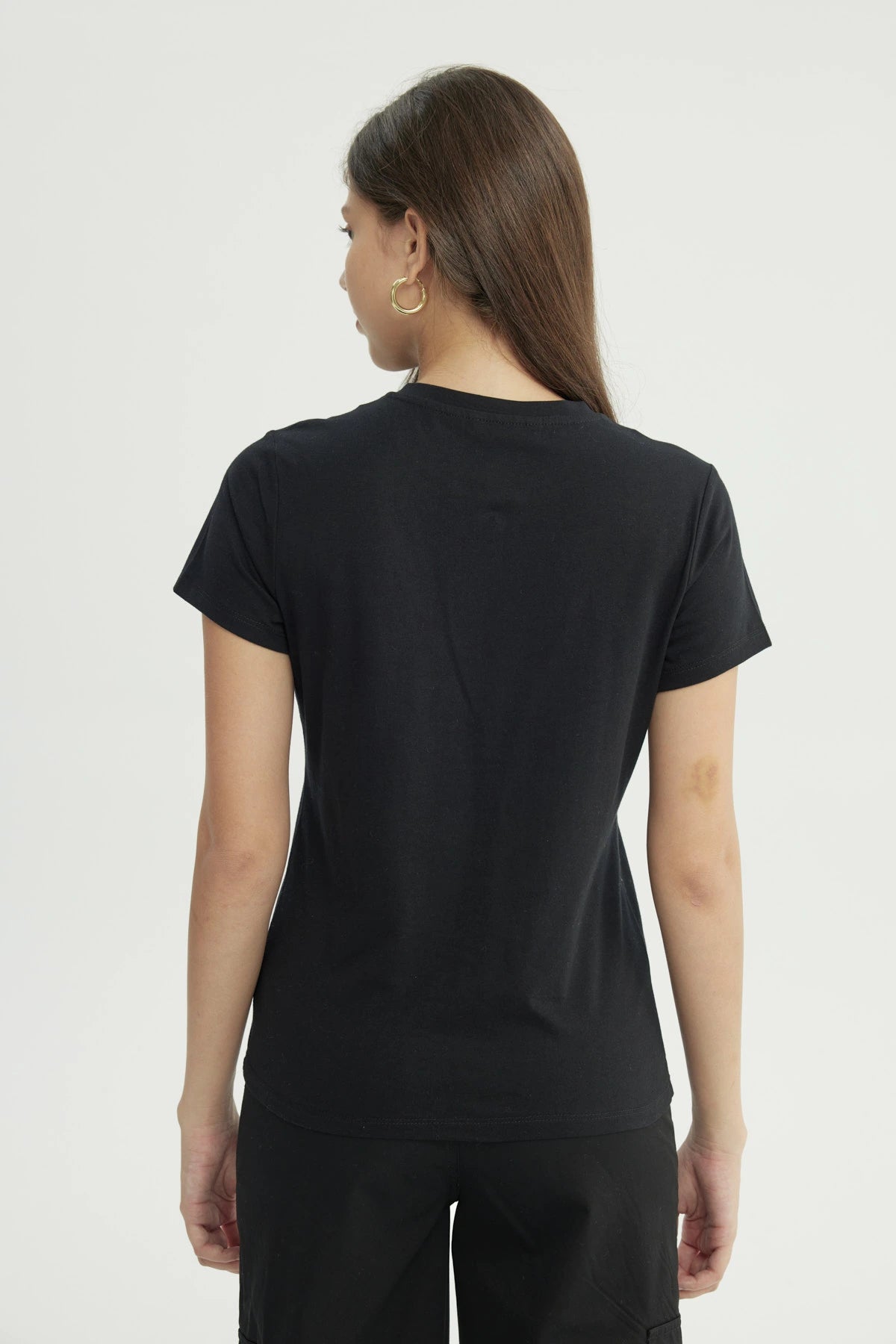 Polera Mujer Slim Negro