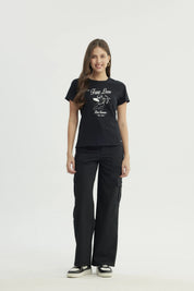 Polera Mujer Slim Negro