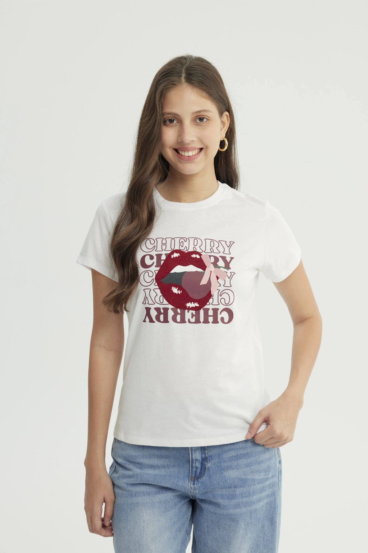 Polera Mujer Slim Blanco