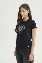Polera Mujer Slim Negro
