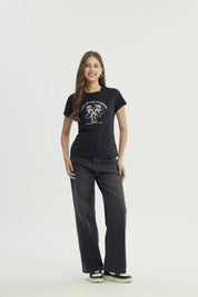 Polera Mujer Slim Negro