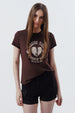 Polera Mujer Slim Chocolate