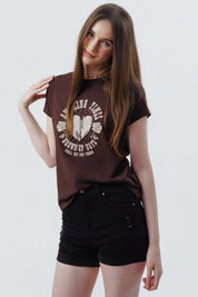 Polera Mujer Slim Chocolate