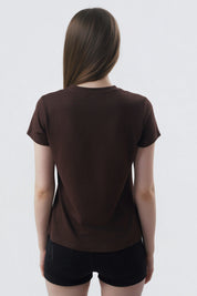 Polera Mujer Slim Chocolate