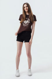 Polera Mujer Slim Chocolate