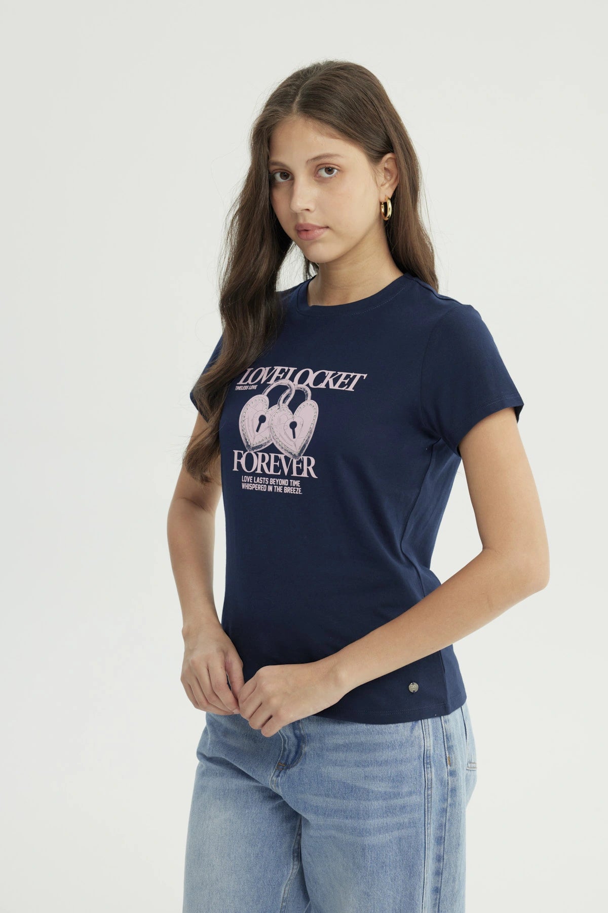 Polera Mujer Slim Azul
