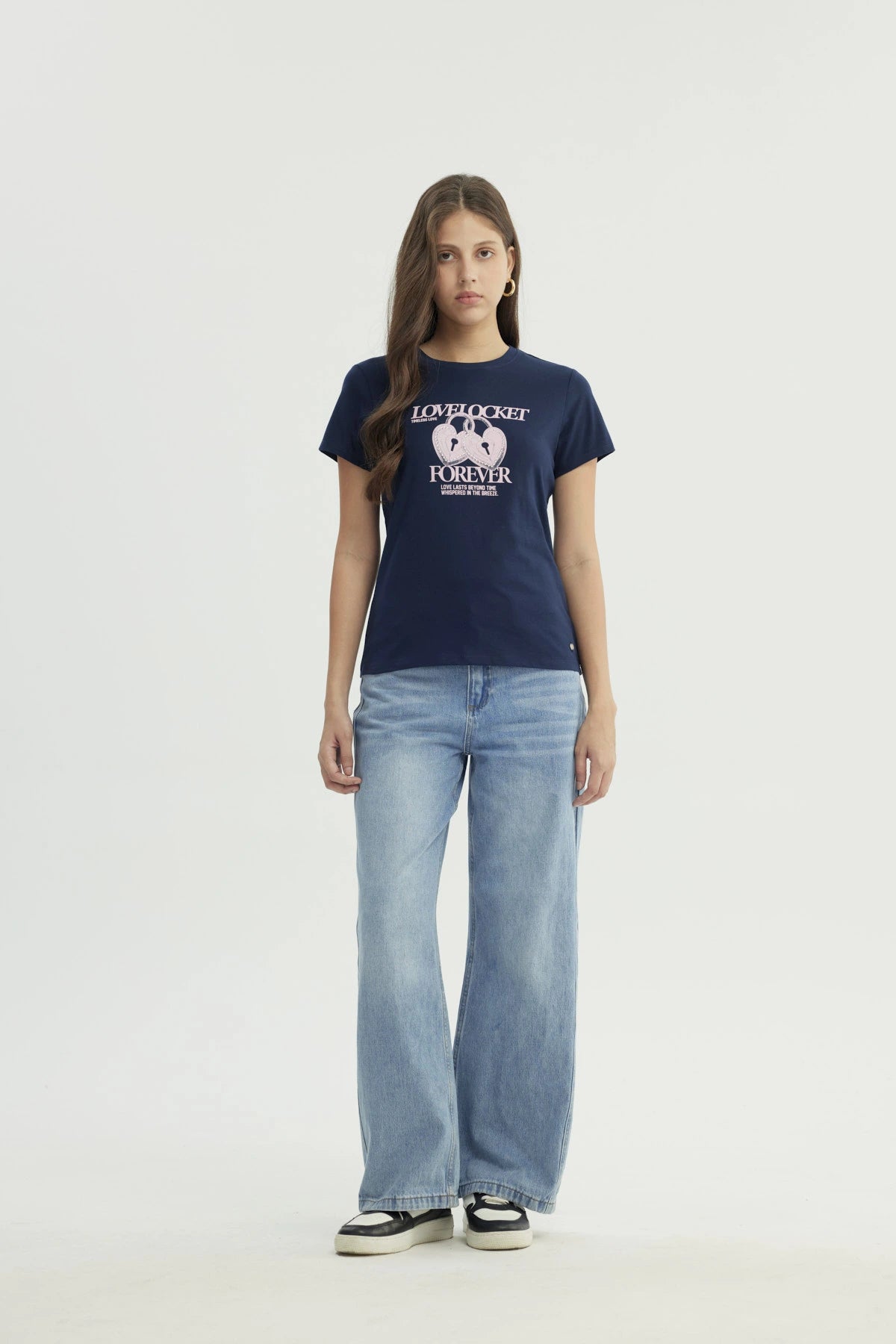 Polera Mujer Slim Azul