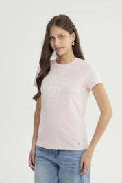 Polera Mujer Slim Palo Rosa