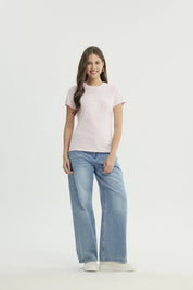Polera Mujer Slim Palo Rosa