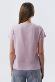 Polera Mujer Slim Rosado Claro