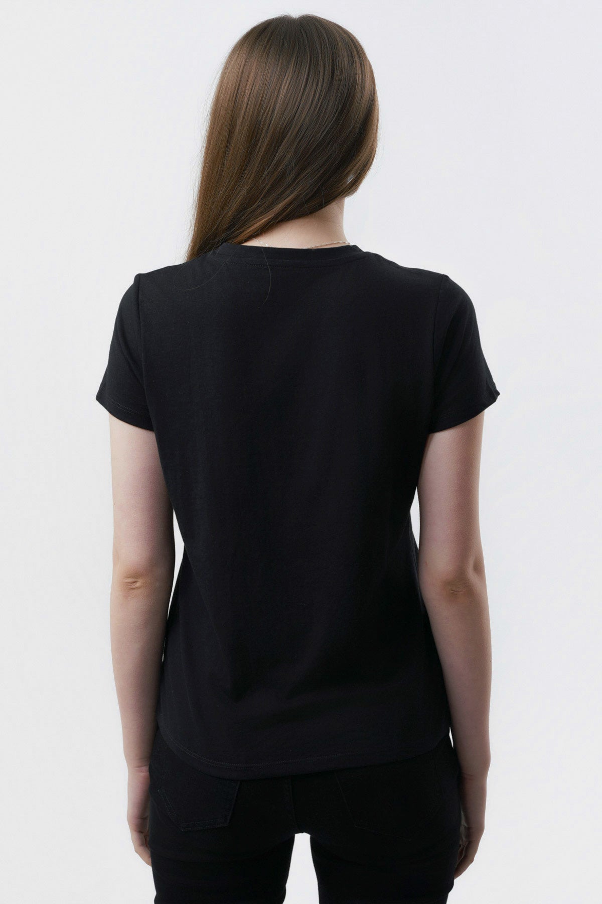 Polera Slim Mujer Negro