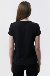 Polera Slim Mujer Negro