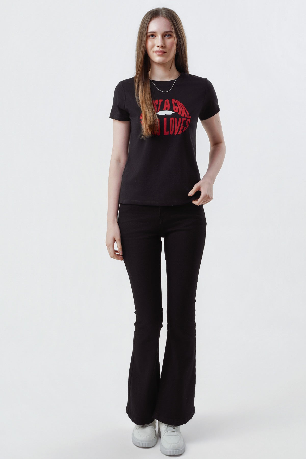 Polera Slim Mujer Negro