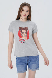 Polera Slim Mujer Gris
