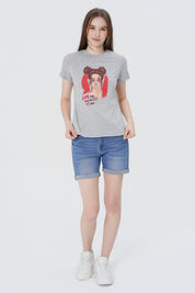 Polera Slim Mujer Gris