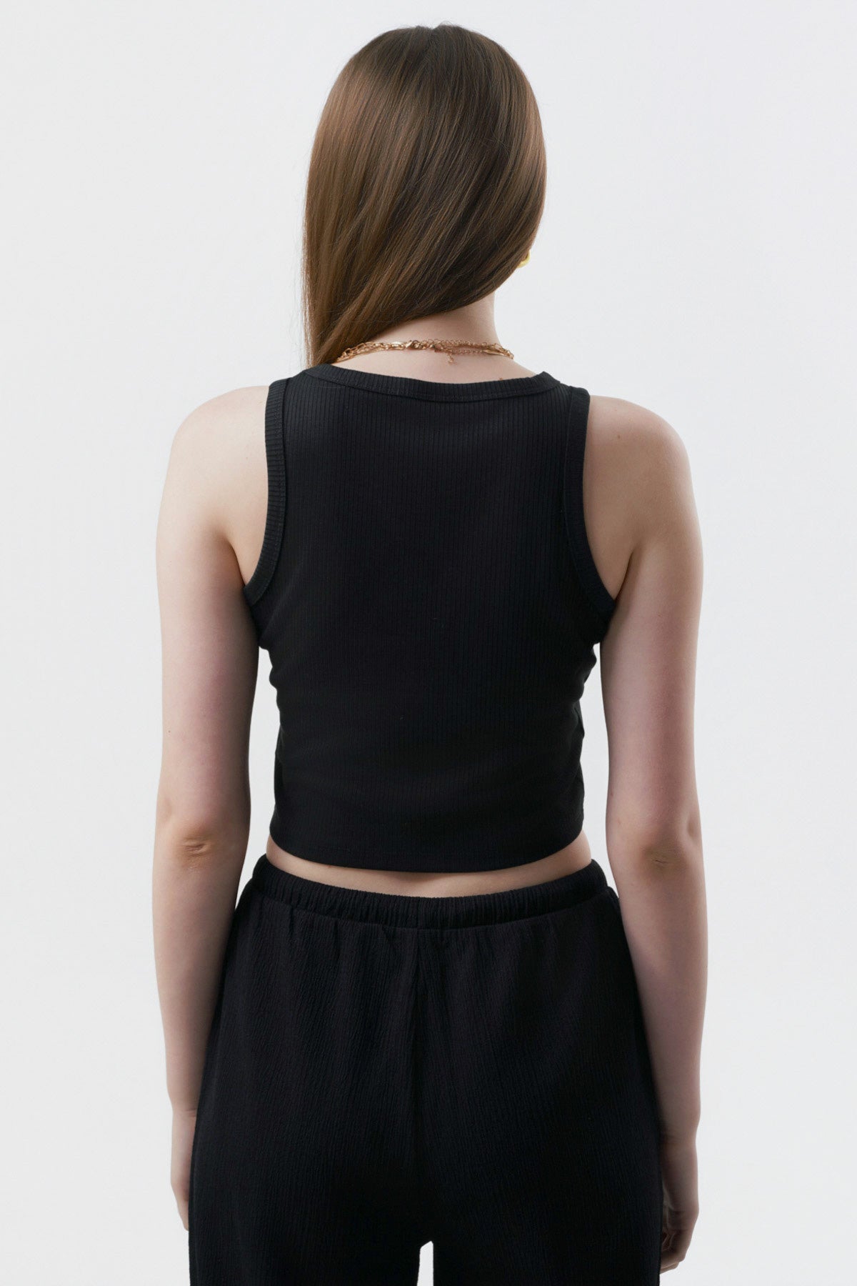 Polera Slim Mujer Negro