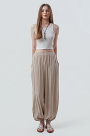 Polera Slim Mujer Crema