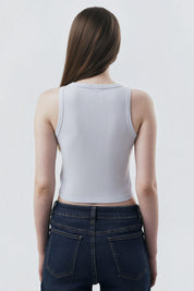 Polera Slim Mujer Celeste Claro