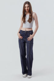 Polera Slim Mujer Celeste Claro
