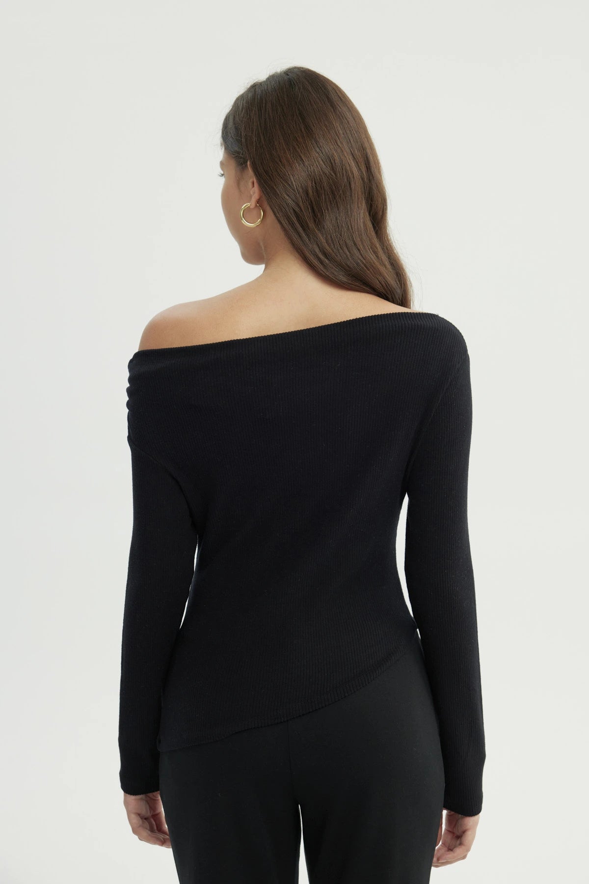 Sweater Mujer Slim Negro