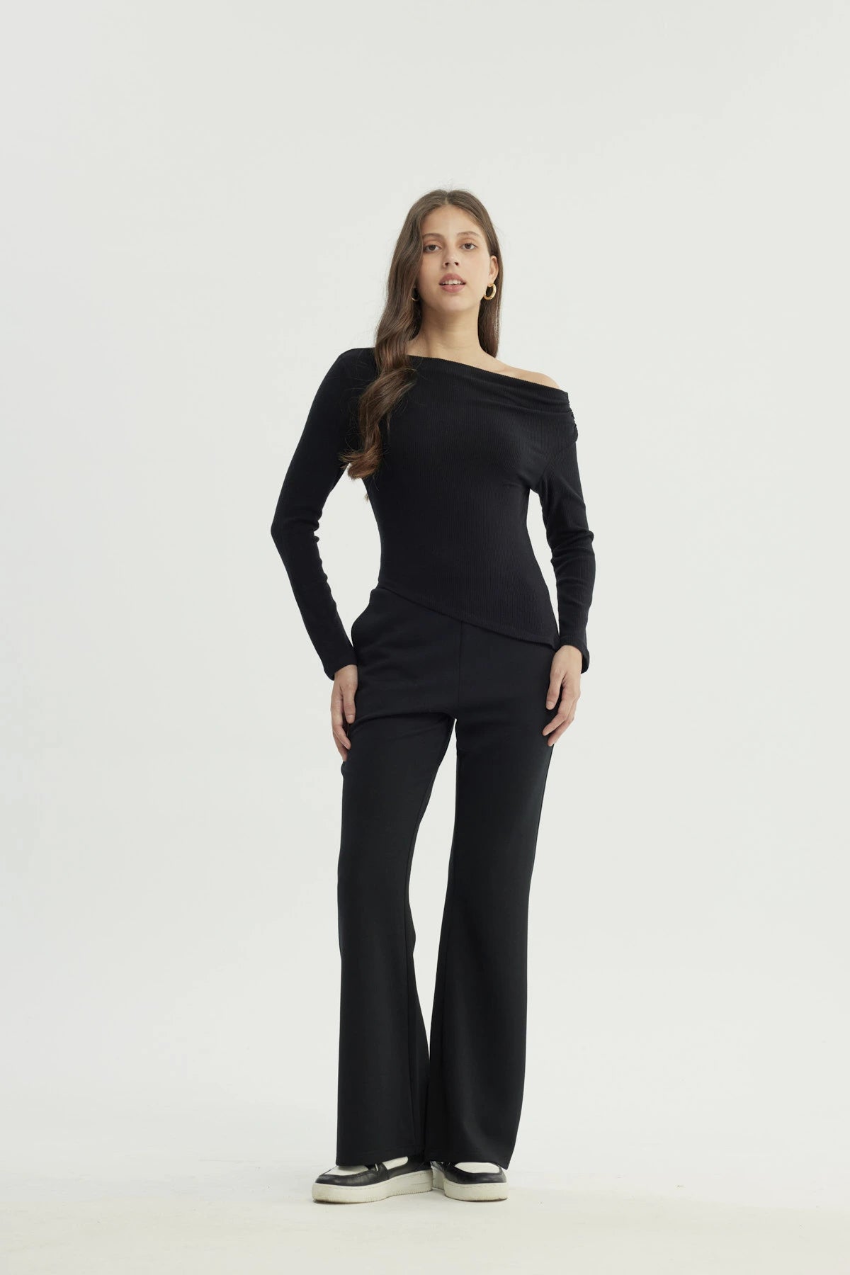 Sweater Mujer Slim Negro