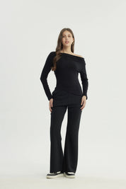 Sweater Mujer Slim Negro