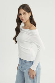 Sweater Mujer Slim Blanco