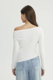 Sweater Mujer Slim Blanco