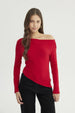 Sweater Mujer Slim Rojo