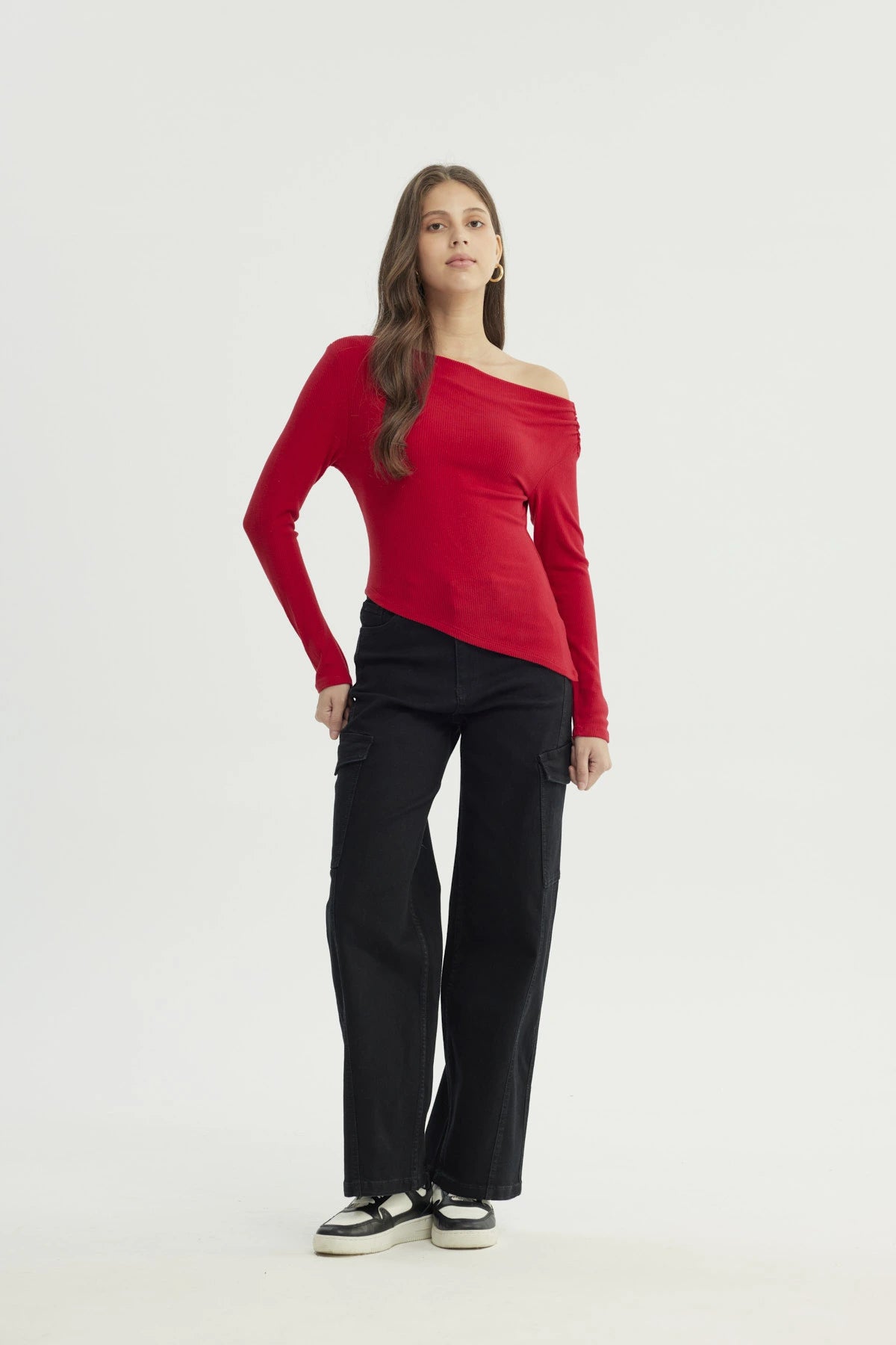 Sweater Mujer Slim Rojo