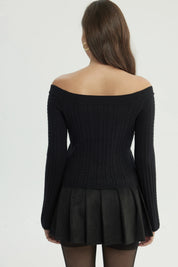 Sweater Mujer Slim Negro