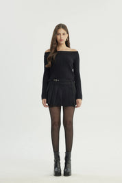 Sweater Mujer Slim Negro