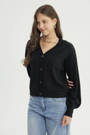 Sweater Mujer Clásico Negro