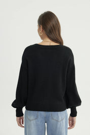 Sweater Mujer Clásico Negro