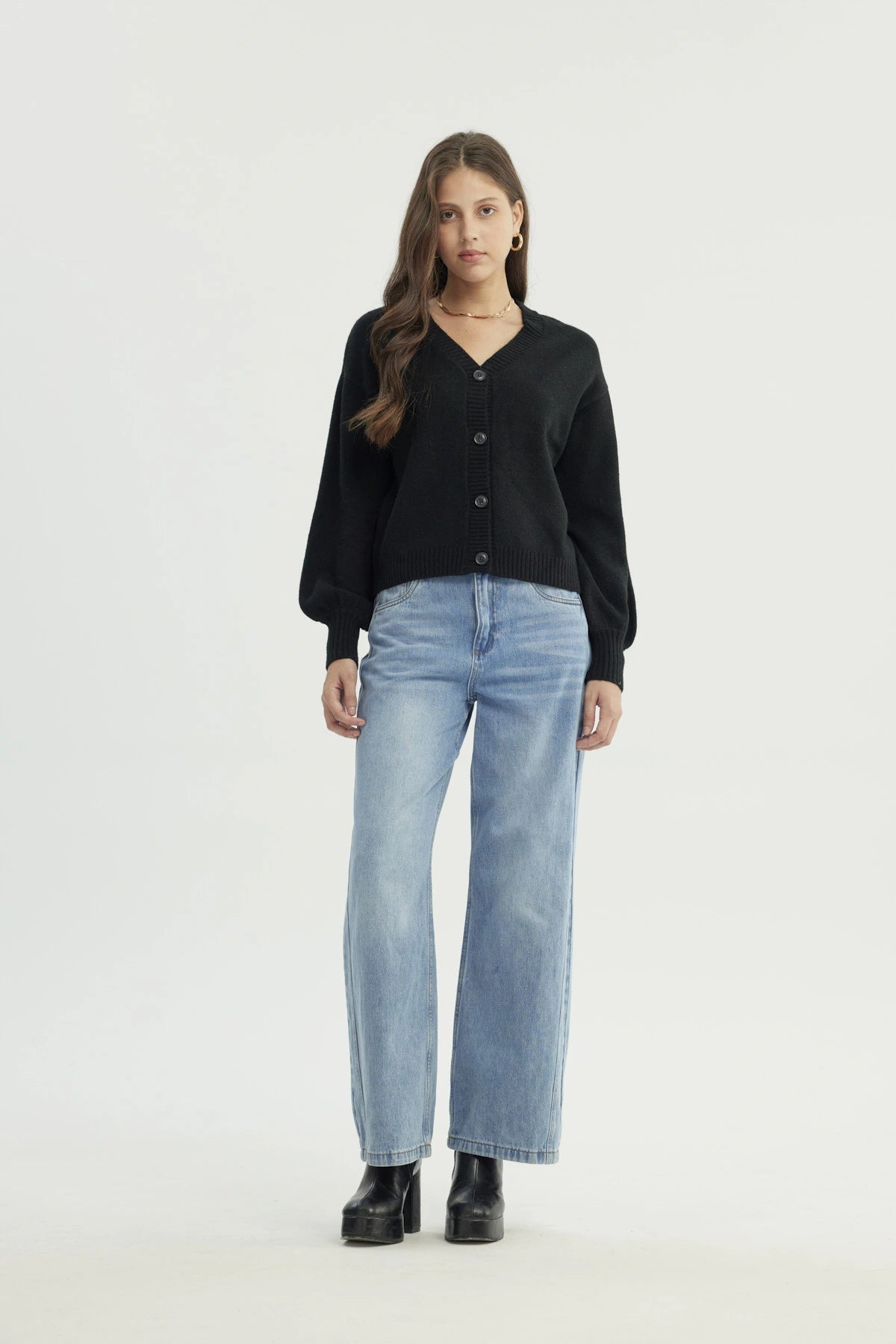 Sweater Mujer Clásico Negro