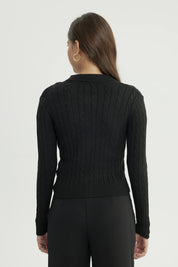Sweater Mujer Slim Negro