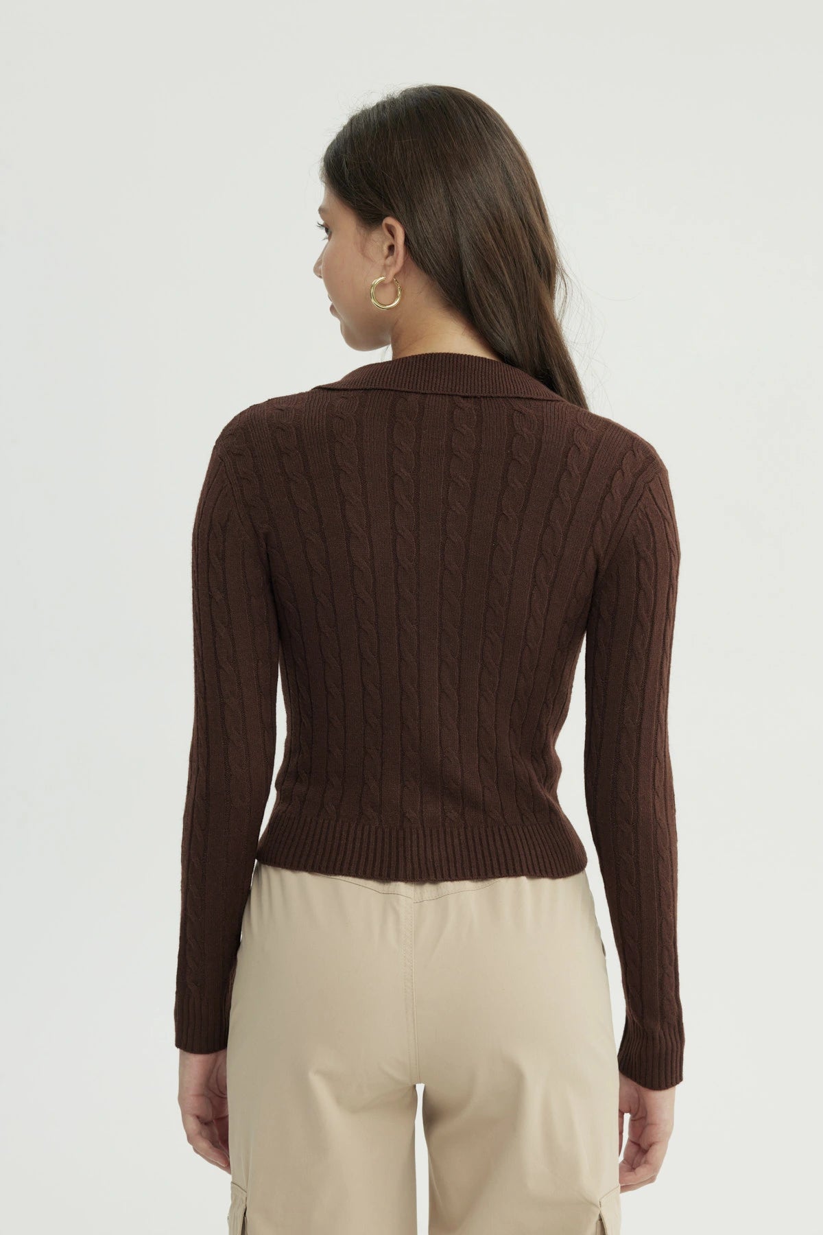 Sweater Mujer Slim Café