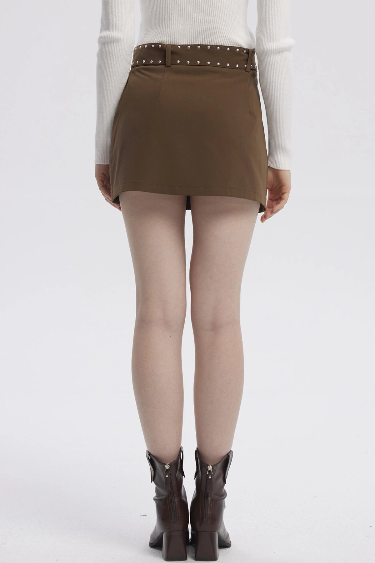 Falda Mujer Juvenil Café Oscuro