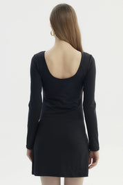 Vestido Mujer Falda Negro
