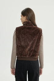 Chaqueta Mujer Regular Café