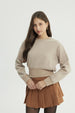 Sweater Mujer Regular Beige