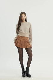 Sweater Mujer Regular Beige