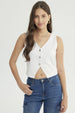 Blazer Mujer Slim Blanco