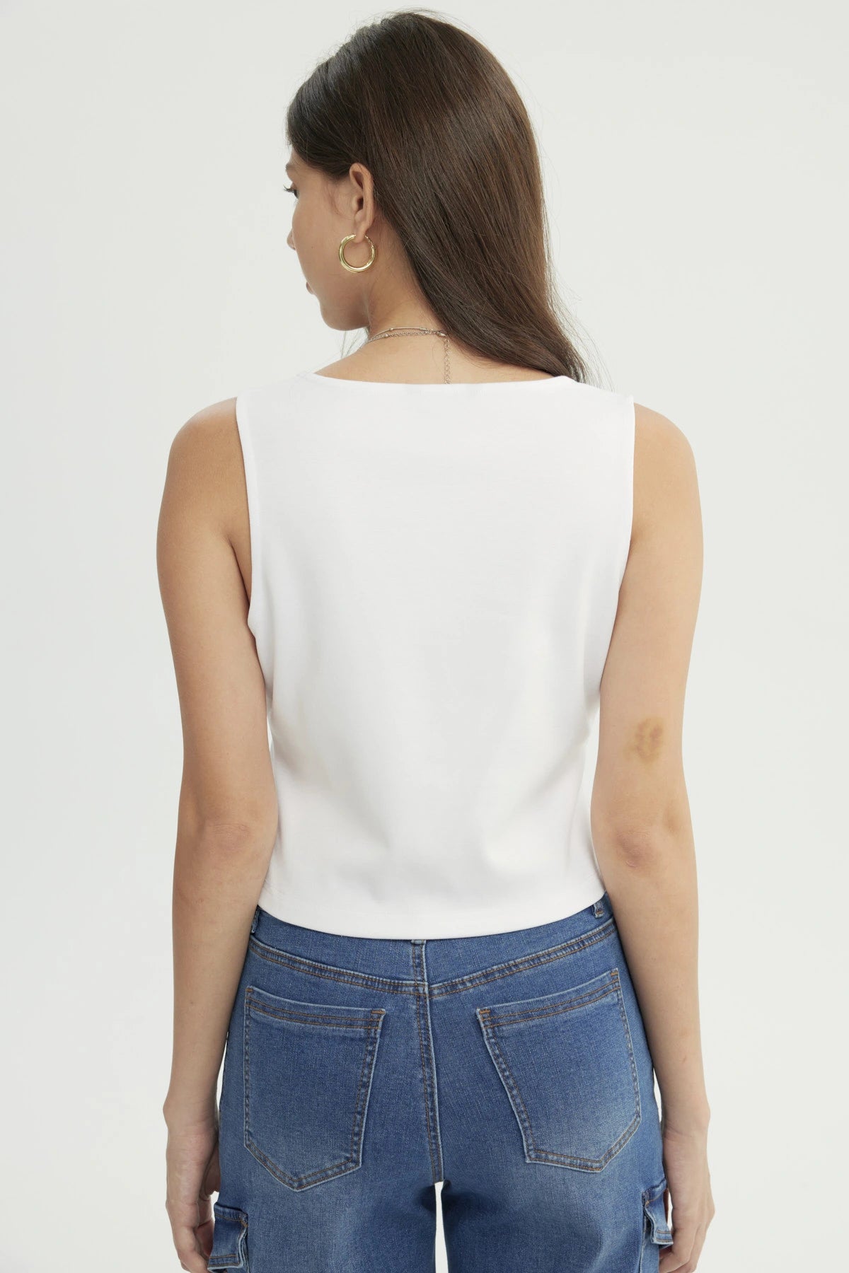 Blazer Mujer Slim Blanco