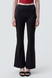 Calza Mujer Flare Negro