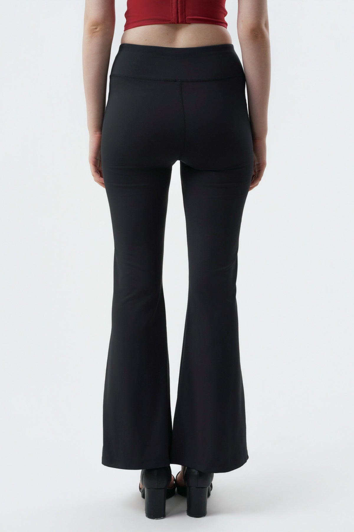 Calza Mujer Flare Negro