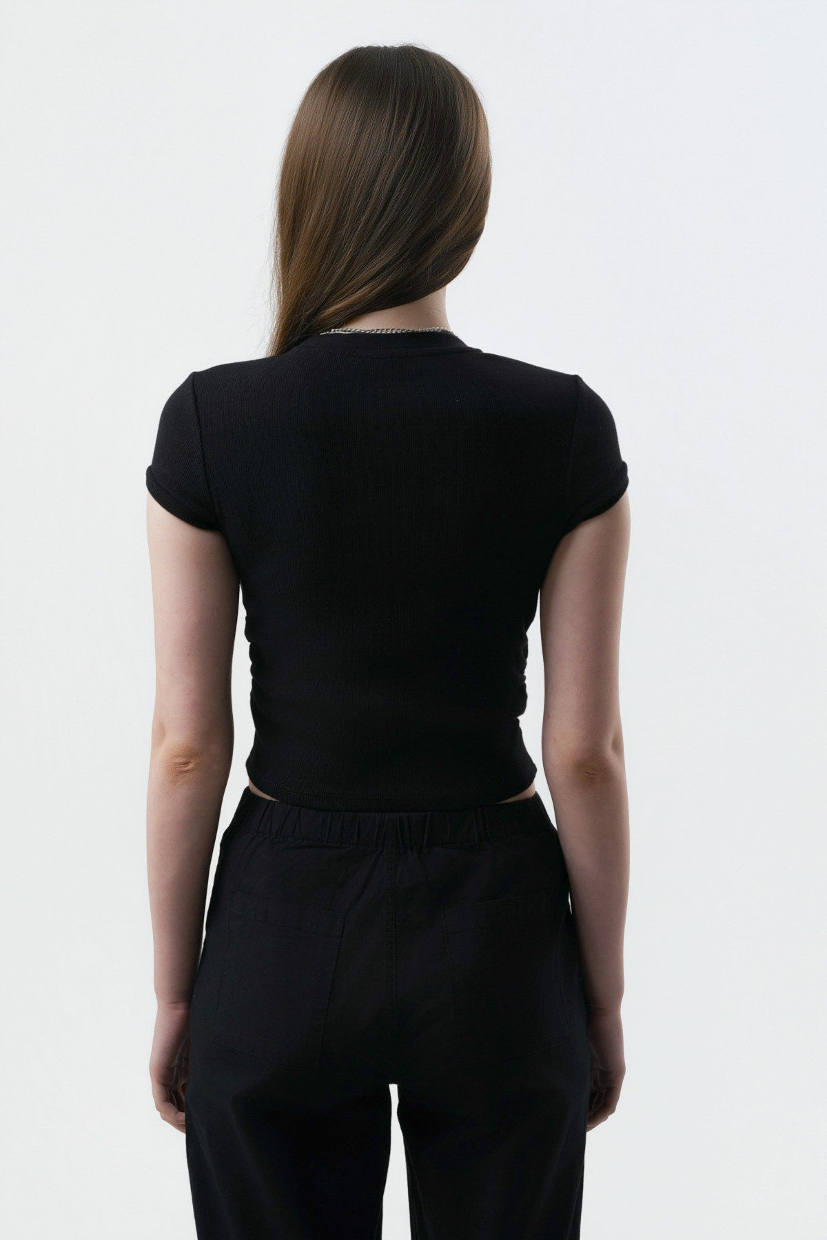 Polera Mujer Slim Fit Negro