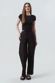 Polera Mujer Slim Fit Negro