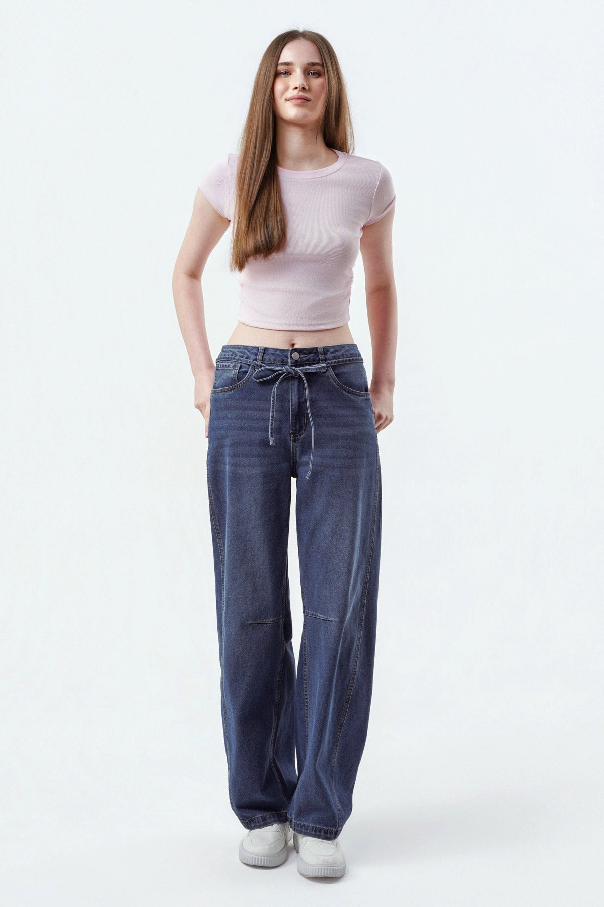 Polera Slim Fit Mujer Palo Rosa