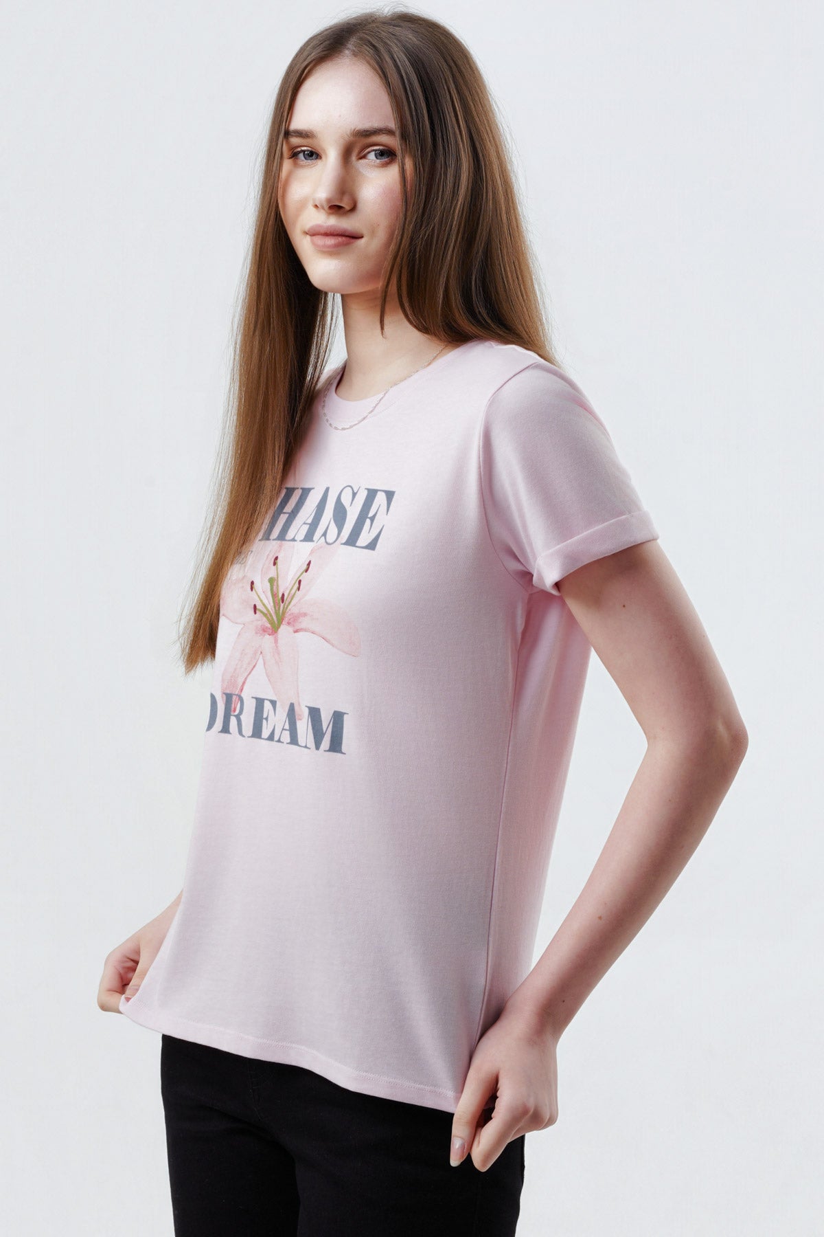 Polera Mujer Slim Palo Rosa